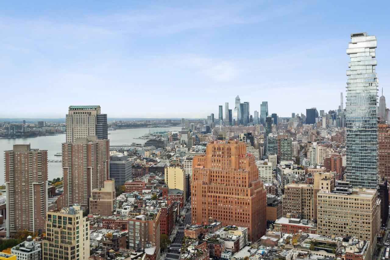 the view from the top of the building