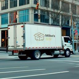 Mike's Moving and Hauling logo
